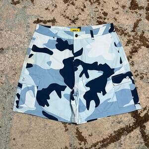 Golf Wang Blue Camo Cargo Shorts Size 32 Tyler the Creator